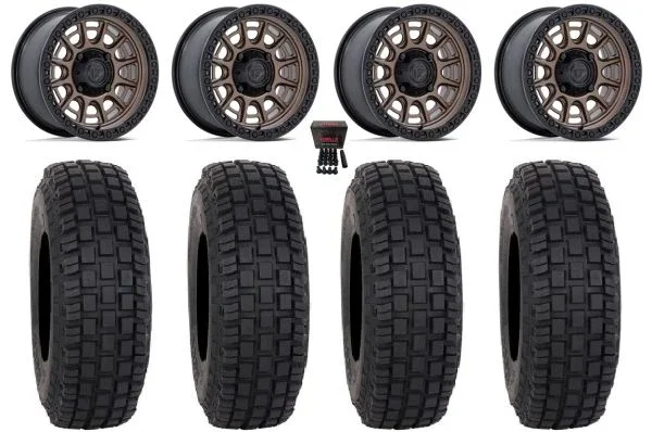 Fuel Cycle 15″ Wheels Bronze +10mm 32″ RX600 Tires Polaris RZR XP 1000 / PRO XP / Ranger XP 900/1000