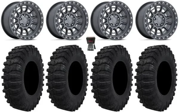 Fuel Cycle 15″ Wheels GM +38mm 30″ Pro Runner Tires CFMoto UForce U10 Pro / U10 XL Pro / ZForce Z10 / Z10-4