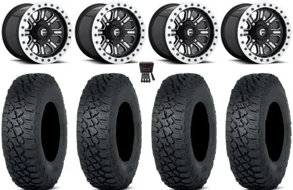 Fuel Hardline Bdlk 15″ Wheels Bk 35″ Tenacity XNR Tires Kawasaki Mule Pro FXT KRX / Yamaha Wolverine RMAX / YXZ 2019+