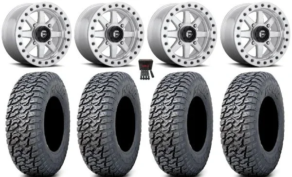 Fuel Maverick Bdlk 15″ Wheels Mh 33″ Daemon Tires Kawasaki Teryx Mule