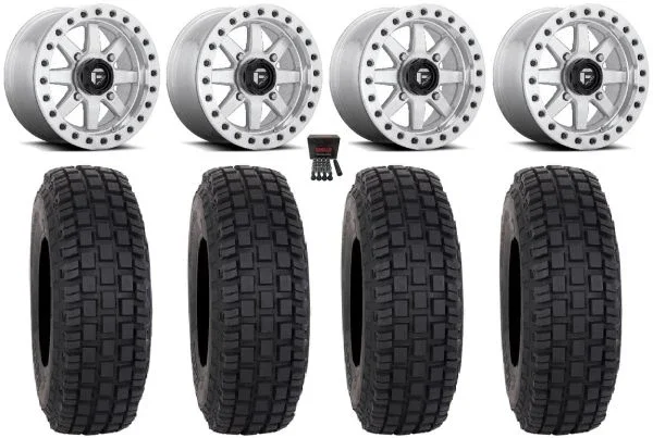 Fuel Maverick Bdlk 15″ Wheels Mh 37″ RX600 Tires Can-Am Commander Maverick Renegade Outlander Defender