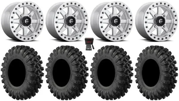 Fuel Maverick Bdlk Mh 15″ Wheels 37″ MotoRavage XL Tires Kawasaki Teryx Mule