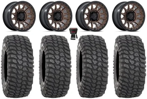 Fuel Piston 15″ Wheels Bronze +38mm 35″ XCR350 Tires Polaris RZR XP 1000 / PRO XP / Ranger XP 900/1000