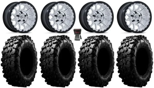 Fuel Piston 15″ Wheels Machined +10mm 29″ Carnivore Tires CFMoto UForce U10 Pro / U10 XL Pro / ZForce Z10 / Z10-4