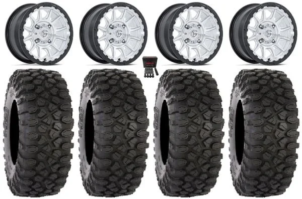 Fuel Piston 15″ Wheels Machined +10mm 33″ XC450 Tires Yamaha Viking Wolverine YXZ1000R