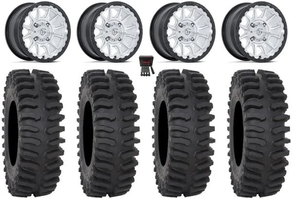 Fuel Piston 15″ Wheels Machined +38mm 33″ XT400 Tires Can-Am Commander Maverick Renegade Outlander Defender