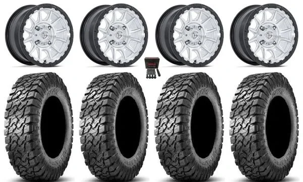 Fuel Piston 15″ Wheels Machined +38mm 34″ Predator Tires Polaris Sportsman / RZR / Ranger