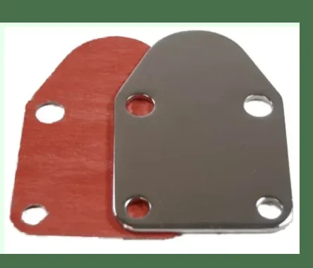 Fuel Pump Block-Off Plate – Chrome (Small Block Chevy (SBC)) RPC R2057