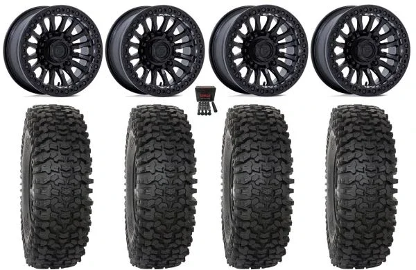 Fuel Rincon Bdlk 15″ Wheels Bk 33″ RC500 Tires Polaris RZR XP 1000 / PRO XP / Ranger XP 900/1000