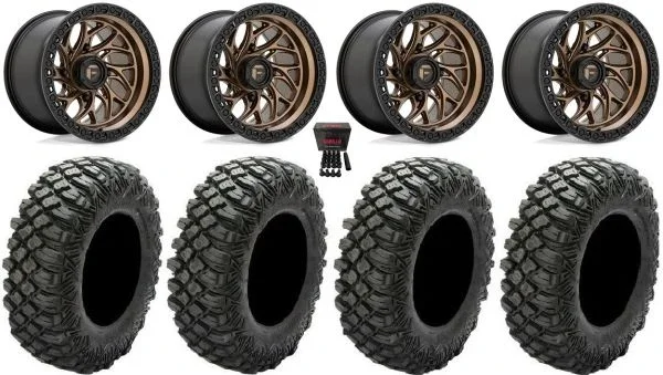 Fuel Runner 15″ Wheels Br 32″ Crawler XR Tires Can-Am Maverick X3 / Honda Pioneer 1000 / Talon