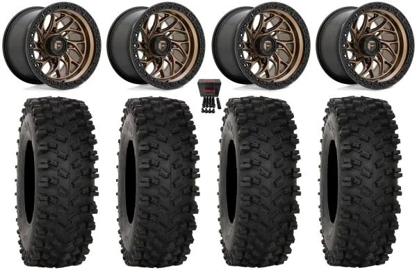 Fuel Runner 15″ Wheels Bronze 35″ ATX470 Tires Polaris RZR XP 1000 / PRO XP / Ranger XP 900/1000