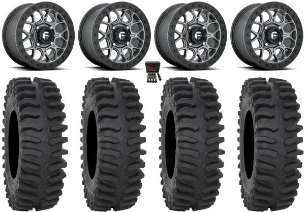 Fuel Tech Beadlock Gm 15″ Wheels 33″ XT400 Tires Can-Am Maverick X3 / Honda Pioneer 1000 / Talon