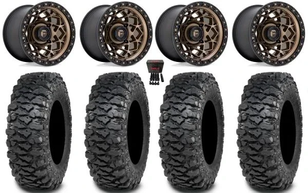 Fuel Unit 15″ Wheels Bronze 32″ Savage XT Tires Polaris Sportsman / RZR / Ranger