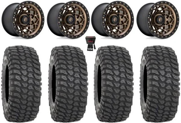 Fuel Unit 15″ Wheels Bronze 33″ XCR350 Tires Can-Am Commander Maverick Renegade Outlander Defender