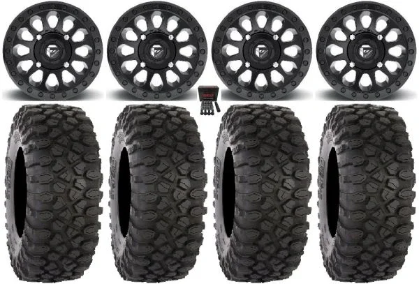 Fuel Vector MB 14″ Wheels 32″ XC450 Tires Can-Am Maverick X3 / Honda Pioneer 1000 / Talon