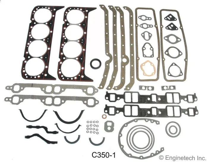 Full Engine Gasket Set C350-1 SBC 302, 327, 350 (Corvette, Camaro, C10)