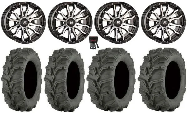High Lifter HL21 14″ Wheels Mh 27″ Mud Lite XTR Tires Sportsman 550 850 1000
