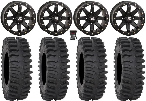 High Lifter HL9 Beadlock 14″ Wheels Bk 27″ XT400 Tires Polaris RZR XP 1000 / PRO XP / Ranger XP 900/1000