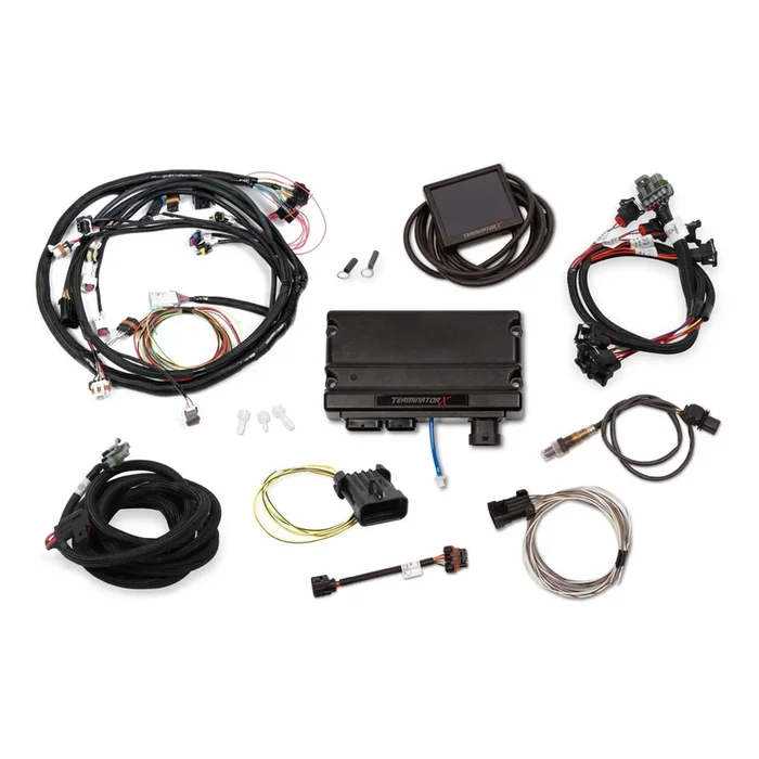 Holley EFI Terminator X Engine Control Module – 3.5 ” Touchscreen – Wiring Harness – Universal