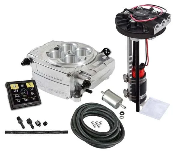 Holley Sniper 2 EFI Fuel Injection Master Kit – Silver 550-510-3XD