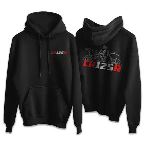 Honda CR125R 1987-1988 Hoodie, Motorcycle Hoodie Pullover for Riders