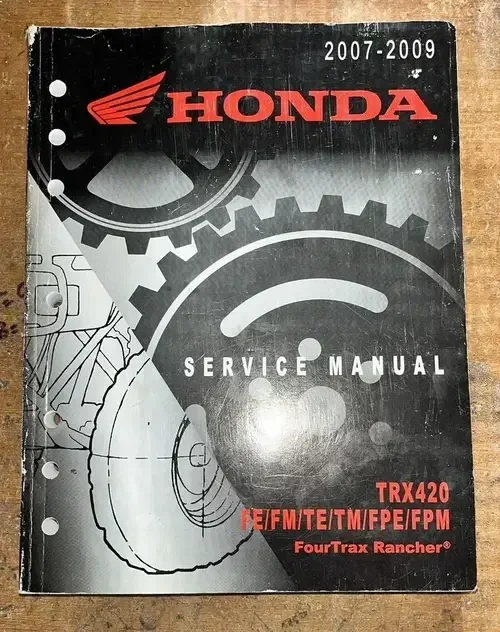 Honda TRX420 Rancher 2007-2009 Service Repair Manual