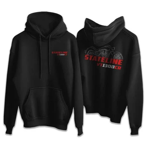 Honda VT1300CR Stateline 2010-2016 Hoodie, Motorcycle Hoodie Pullover for Riders