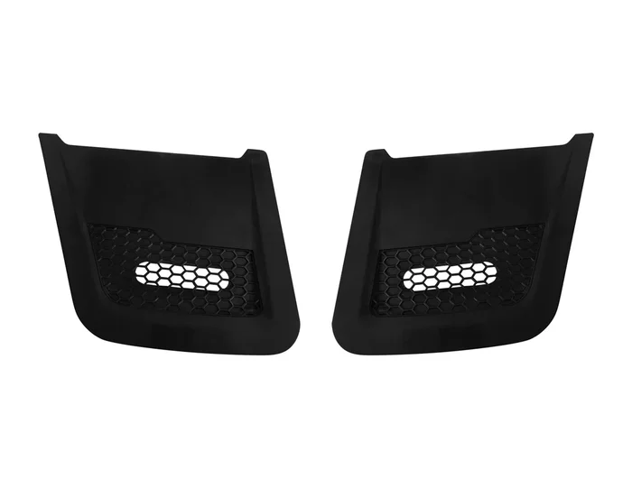 Hood Vent Inserts (Black) for Mustang 2018-23 | #JR3B-16C630-A | Drake Muscle Cars