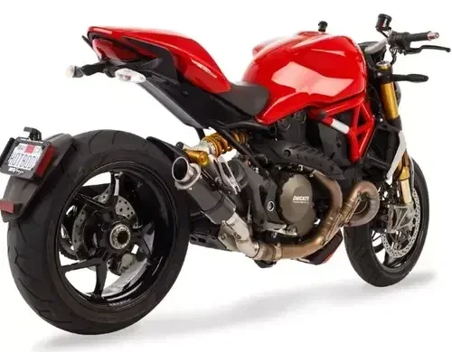 Hotbodies MGP Carbon Fiber Exhaust Muffler For Ducati Monster 821 1200S 2014-21