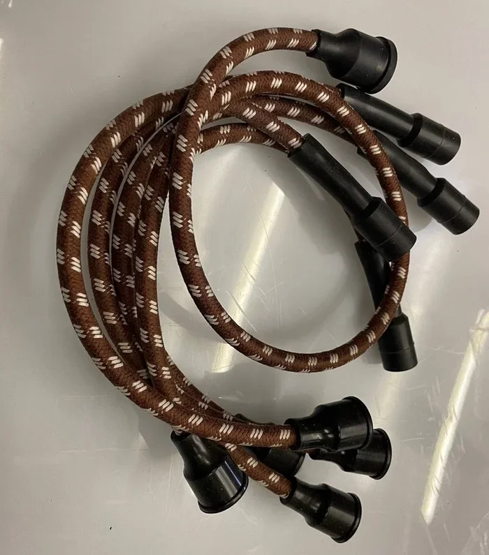 Ignition Lead Set 4 Cylinder Braided Set