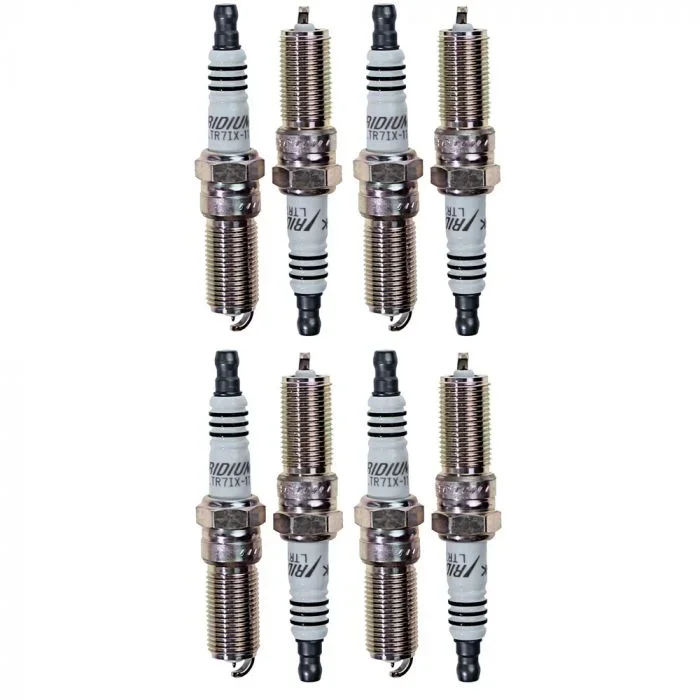 Iridium IX Colder Spark Plugs (8pc) for Mustang SC 5.0L/5.2L 2011-23 | #6510/LTR7IX-11 | NGK