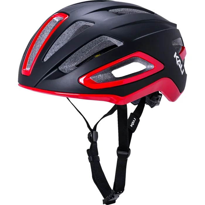KALI 0151-0372 0240921126 Uno Solid Bicycle Helmet Uno Helmet – Matte Black/Red – S/M