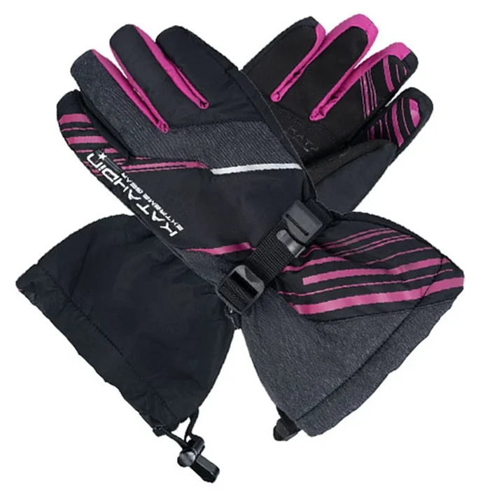 Katahdin Gear Gunner Gloves Black/Grey/Pink – Medium 84620103