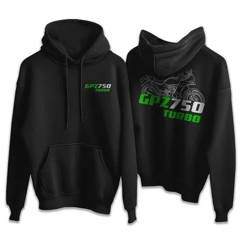 Kawasaki GPZ750 Turbo 1983-1985 Hoodie, Motorcycle Hoodie Pullover for Riders