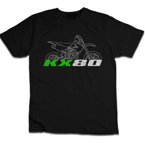 Kawasaki KX80 1998-2004 T-Shirt, Motorcycle Tee for Riders