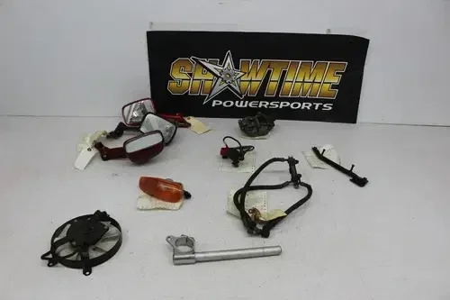KAWASAKI PARTS LOT ZX600E 1993-2001 CALIPER MAKER LIGHT FAN SEAT RAIL MIRROR