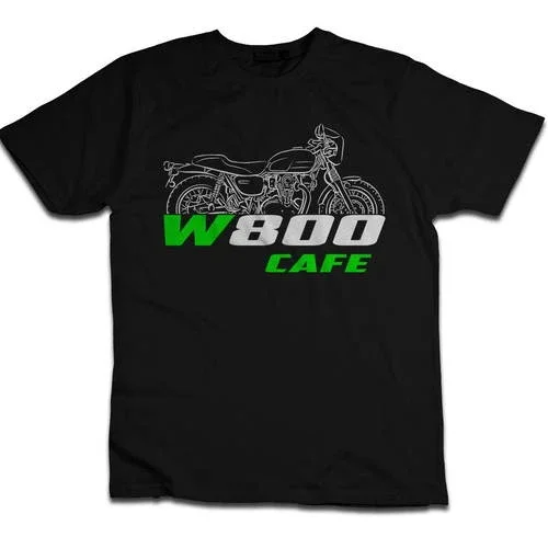 Kawasaki W800 Cafe T-Shirt, Motorcycle Tee for Riders