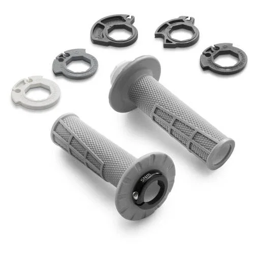 KTM OPEN END LOCK-ON GRIP SET GRAY – 2023-2025 MODELS – A46002921500BJ