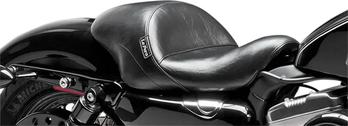 Le pera Aviator Up Front Solo Seat – Smooth – Black – XL ’04-’22 Harley Davidson