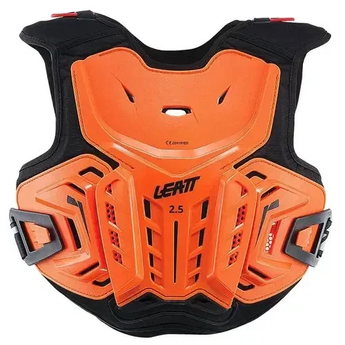 Leatt 2.5 Black Orange Motocross ATV Chest Protector Junior Small/Medium