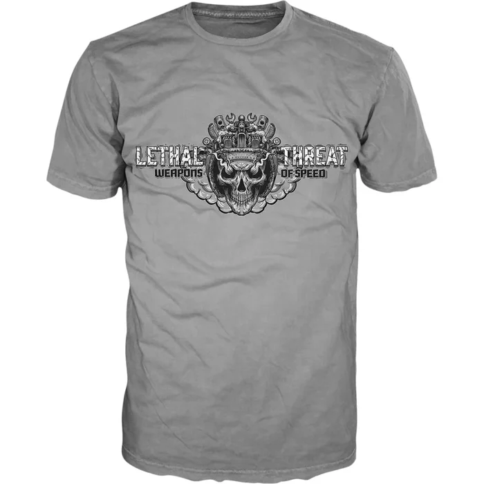 LETHAL THREAT 3030-21567 VV40170XXL Blow Your Mind T-Shirt vintage velocity – gray – 2xl