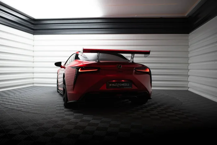 Maxton Design Carbon Spoiler + LED Lexus LC CF-LE-LC-500-WING5-INT-245-P+LED