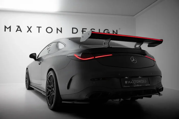 Maxton Design Carbon Spoiler V.1 + LED Mercedes-Benz CLE AMG-Line C236 CF-ME-CLE-236-WING5-245-P-1+LED