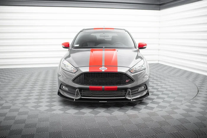 Maxton Design Racing Front Splitter V.2 Ford Focus ST Mk3 FL FO-FO-3F-ST-CNC-FD2A
