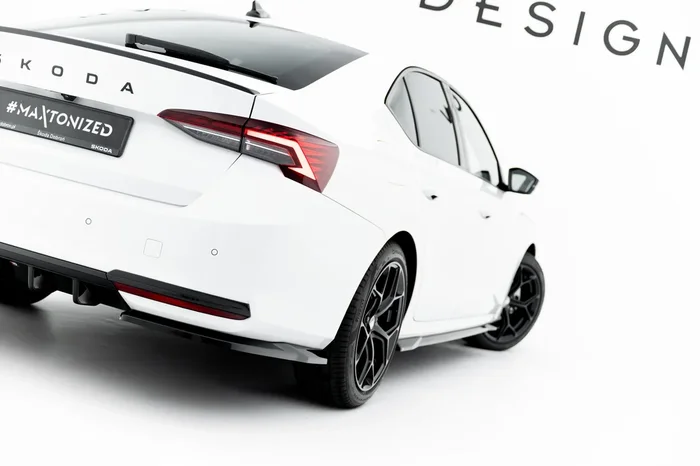 Maxton Design Rear Side Splitters Skoda Octavia Sportline Liftback / Combi Mk4 Facelift SK-OC-4F-SL-RSD1G