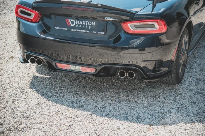 Maxton Design Rear Splitter Abarth 124 Spider FI-124-1-AB-RD2G