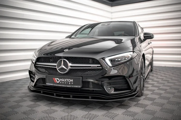Maxton Design Street Pro Front Splitter Mercedes A35 AMG / AMG-Line Aero Pack W177 MEA17735CNC-FD1B
