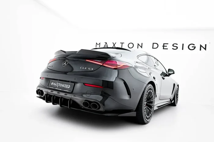 Maxton Design Street Pro Rear Diffuser + Flaps Mercedes-AMG CLE 53 C236 MECLE23653AMGCNC-RS1B+RSF1G