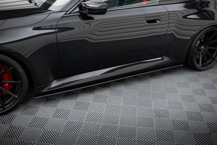 Maxton Design Street Pro Side Skirts Diffusers V.1 BMW M2 G87 BMM2G87CNC-SD1B