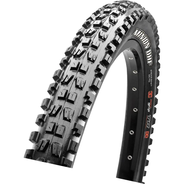 Maxxis – Bicycle Minion DHF Tire 27.5”x2.50 Folding Tubeless Ready 3C Maxx Grip [MPN: TB85975300]